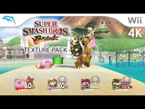 Super Smash Bros. Brawl (4K / 2160p / 60fps / Texture Pack) Dolphin Emulator 5.0-21200 Nintendo Wii