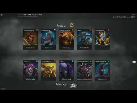 Alliance vs. Fnatic - Game 1 - ESL One Frankfurt 2016 - Dota 2