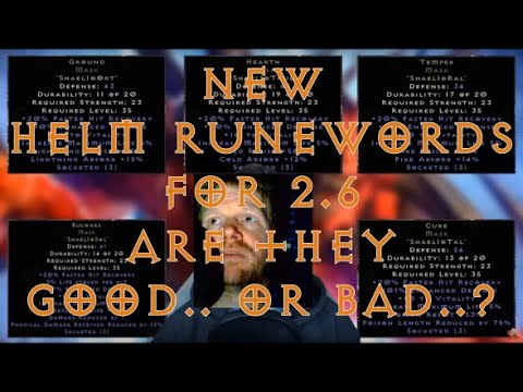 New Helm Runewords for D2R 2.6! Would Marius Use Them..?