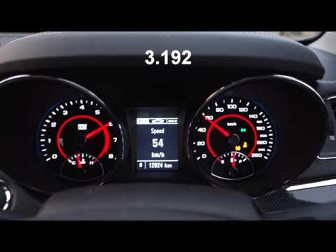 Holden Commodore VFII SV6 2016 acceleration 0-100km/h and 80-120km/h