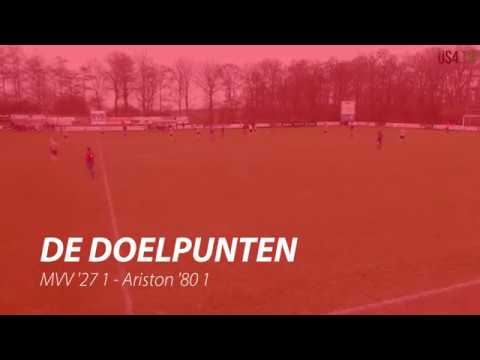 De doelpunten MVV 27 1 - Ariston 80 1