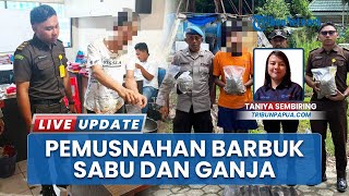 Perangi Narkoba, Polresta Jayapura Kota Provinsi Papua Musnahkan Barbuk Sabu dan Ganja: Sudah Inkrah