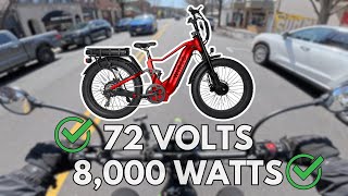 The First True 72 Volt eBike