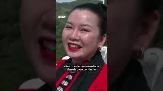 A ponte de vidro mais longa do mundo #shorts