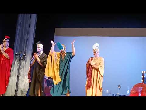 curtain call "Ostriche e Caffè Americano" - debutto Ecoteatro Milano 12 Aprile 2024.