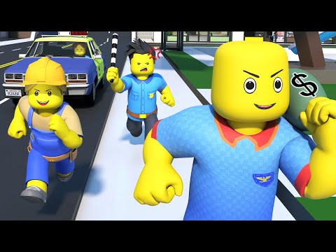 ROBLOX Brookhaven 🏡RP -  FUNNY MOMENTS: ROBBER ALL EPISODES | Roblox Steve