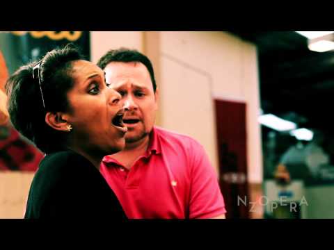 La boheme: In rehearsal