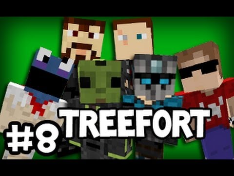Minecraft: Tree Fortress w/ Creatures - Part 8: Starting to Look Like a Tree
