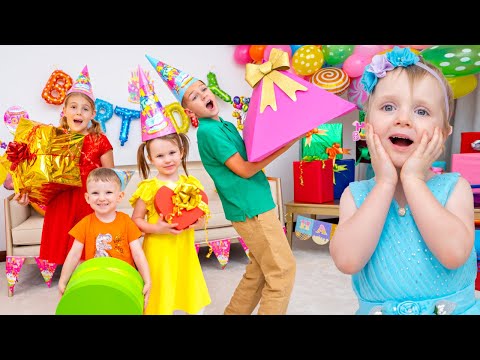 Five Kids Happy Birthday, Dasha! + more Children's Songs and Videos
