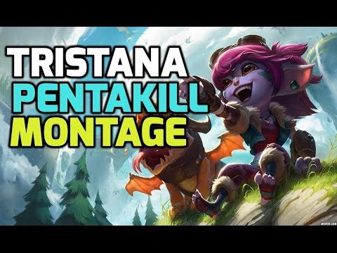 Tristana pentakill montage season 6 - Tristana penta jump reset compilation  2016