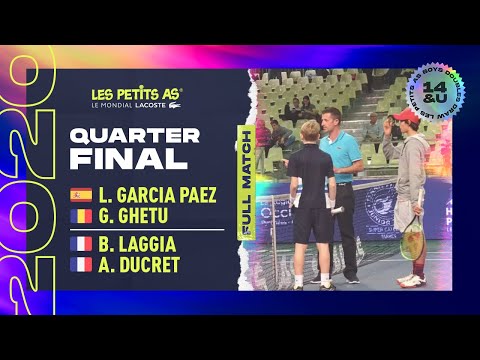 Les Petits As 2020 | Boys Doubles Quarterfinal | Garcia Paez/Ghetu vs. Ducret/Laggia