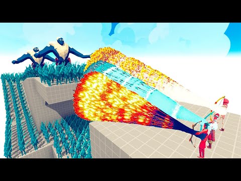 100x ICE ARMY  + 2x ICE GIANT vs 3x EVERY GOD - Totally Accurate Battle Simulator TABS