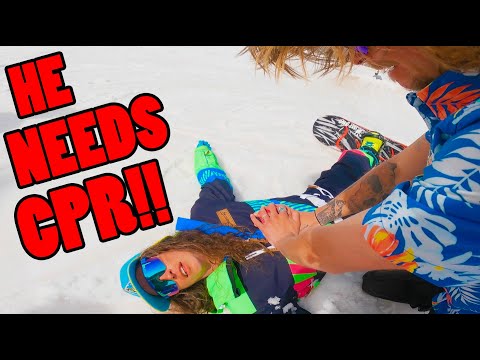 SNOWBOARDER Almost DIES From OVERSTOKING! #overstoked #overstoking #snowboard