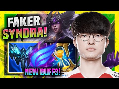 FAKER TRIES SYNDRA WITH NEW BUFFS! - T1 Faker Plays Syndra Mid vs Qiyana! | Season 11