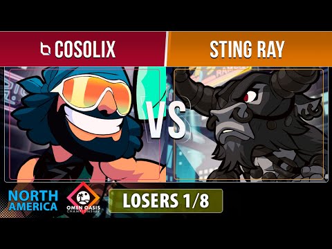 Cosolix VS Sting Ray - Losers 1/8 - NA - Brawlhalla Omen Oasis Championship 2022