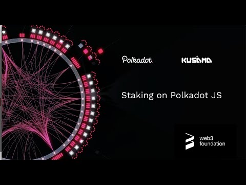 Staking on Polkadot JS