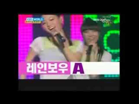 Taecyeon dancing Rainbow's A and Miss A's Breathe!