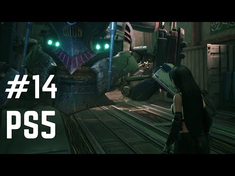 Final Fantasy 7 Remake Walkthrough Gameplay Part 14 - Crab Demon (PS5)(1080p HD)