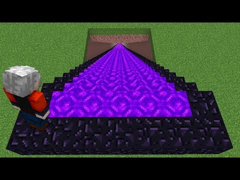 GİZLİ YERALTI PORTAL MERDİVENİ ŞANS BLOKLARI - Minecraft