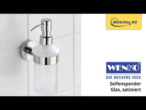 Seifenspender Wenko, Glas, satiniert