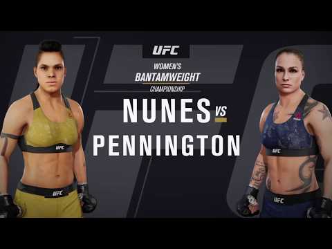 EA UFC 3 - Amanda Nunes vs  Raquel Pennington (UFC 224 Prediction)