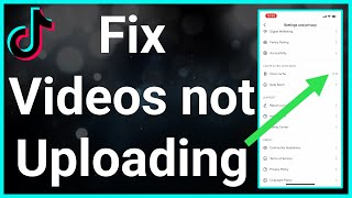 How To Fix TikTok Not UPLOADING Videos!