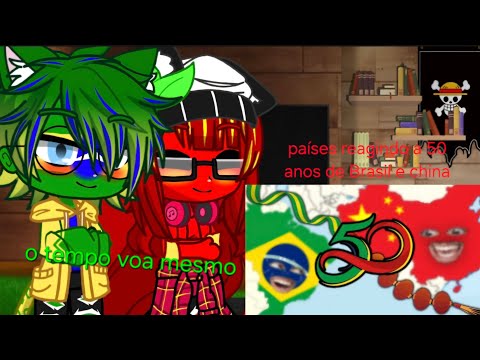 Paises reagindo a 50 anos fd brasil e china (@oipedrodaher)