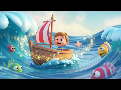 El barquito de papel bebé está llegando a | Canciones Infantiles y Rimas para Niños