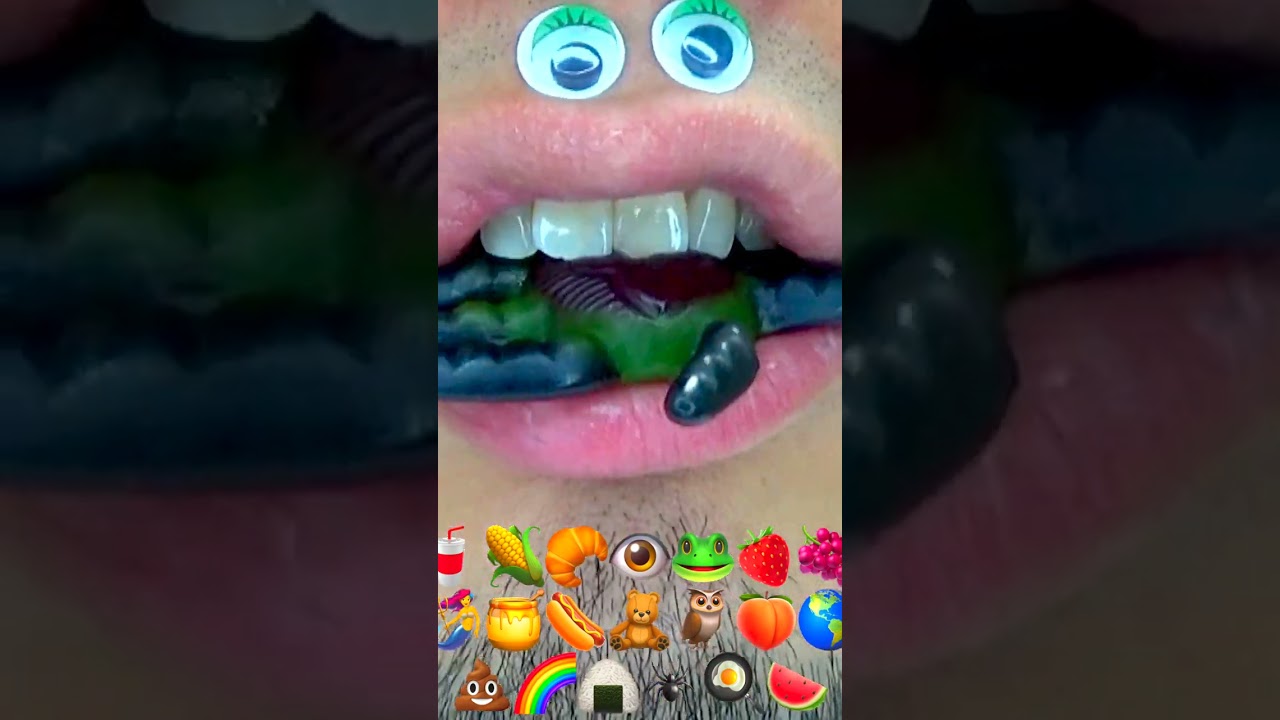 Funny ASMR 👅 Spider Gummy 🕷