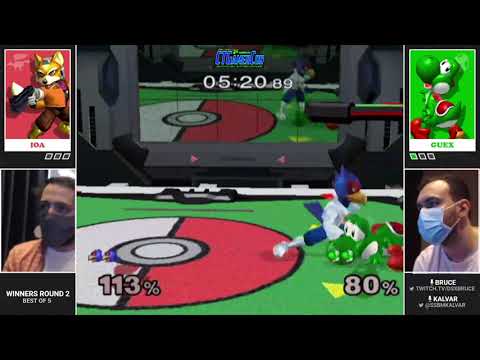 CT GamerCon 4 SSBM - IOA (Fox, Falco) vs. Guex (Yoshi) - Melee WR2