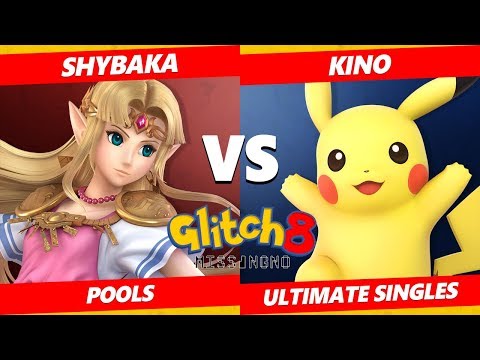 Glitch 8 SSBU - Shybaka (Zelda) Vs. DOG | Kino (Pikachu) Smash Ultimate Tournament Pools