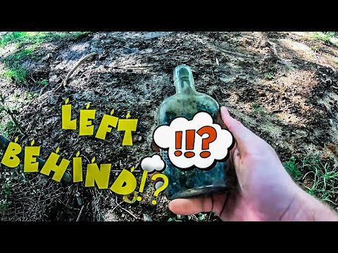 FORGOTTEN TREASURES LEFT IN ANTIQUE BOTTLE DUMP!!!! (TRASH TO TREASURE)