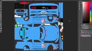 How to paint Iracing cars using Photoshop - Basic info