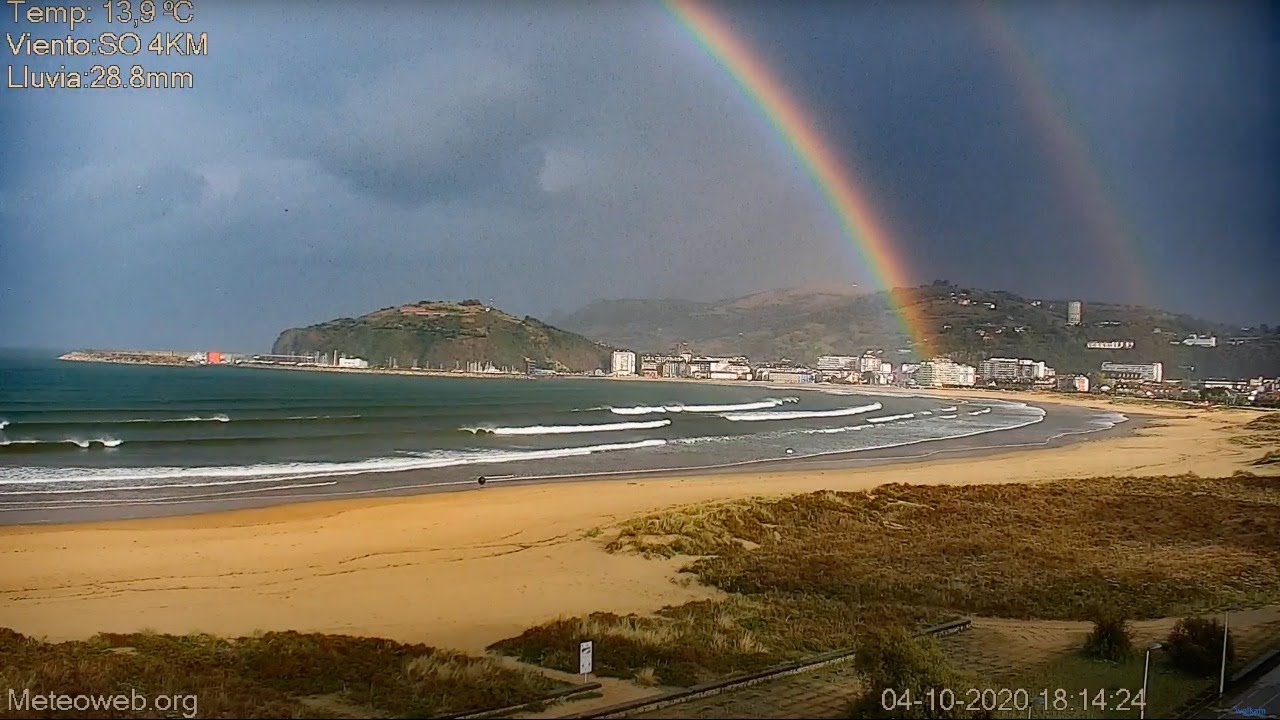 Live webcam view of Laredo Beach & Bay Panorama