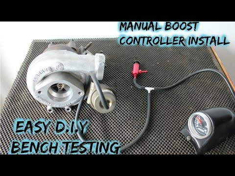 手動增壓控制器安裝（第2部分內部執行器）。 (Manual Boost Controller Install (part 2 internal actuator))