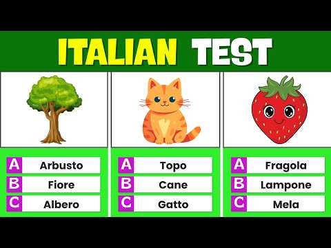 Can You Guess These 100 Italian Words? 🇮🇹 Most People Can’t!
