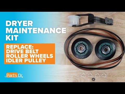 Dryer Maintenance Made Easy: Replace Belt, Idler Pulley & Roller Wheels - Whirlpool, Maytag, Kenmore