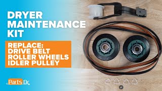 Dryer Maintenance Made Easy: Replace Belt, Idler Pulley & Roller Wheels
