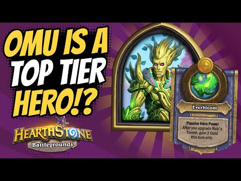 OMU THE RAMP GOD!! The New Top 5 Battlegrounds Hero Feels OP! | Battlegrounds | Hearthstone
