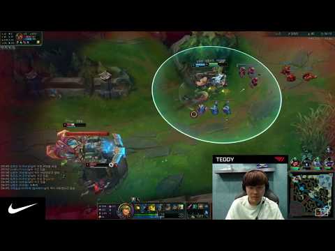 T1 Teddy Ezreal vs Aphelios  Bot lane