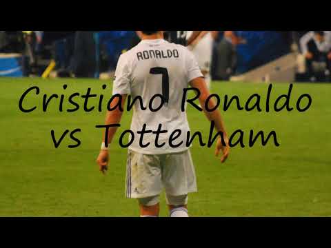 How to say Cristiano Ronaldo vs Tottenham in English?