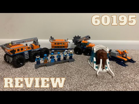 Lego Arctic mobile exploration base~review~60195