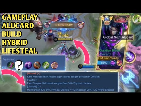 Alucard Hybrid Lifesteal??? Full Tutorial Gameplay Setting Emblem Dan Build nya!!!|Yukey Alucard