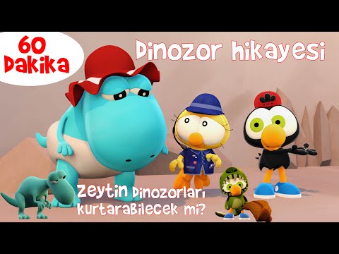 60 DAKİKA ÇİZGİ FİLM 😇😏🤓#37 - Dinozorlara merhaba!  🦖🦕| TRT Çocuk - Disney Channel