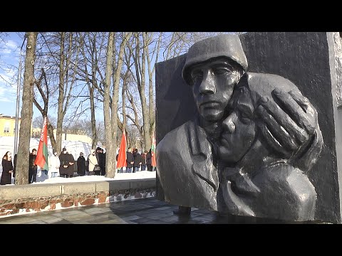 Мероприятия ко Дню защитника Отечества проходят в Гомеле видео