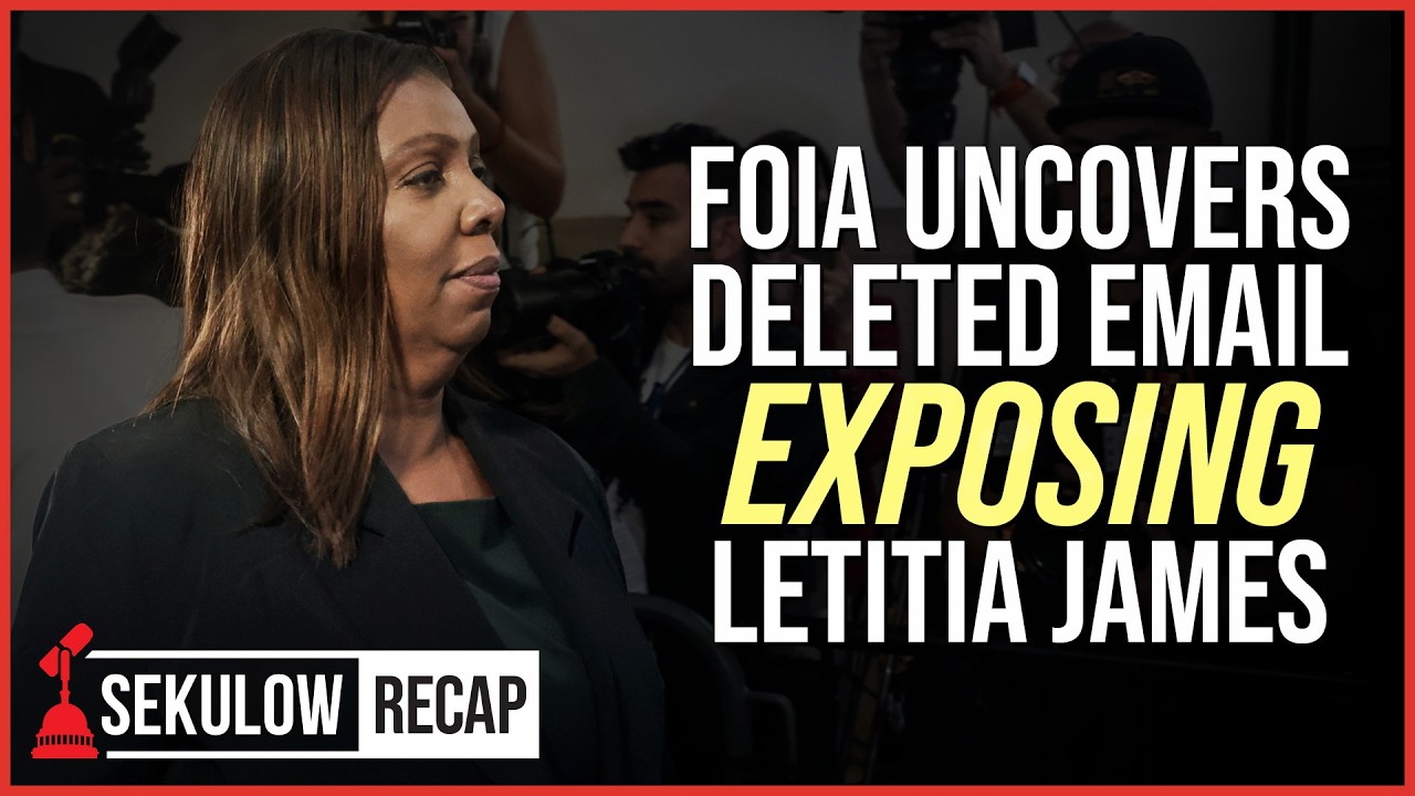 FOIA Uncovers Deleted Email Pointing to Letitia James Corruption
