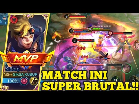 TIDAK ADA YANG BISA MENAHAN X-BORGKU‼️| BUILD X-BORG DAMAGE 2022 | BEST BUILD X-BORG| X-BORG BUILD