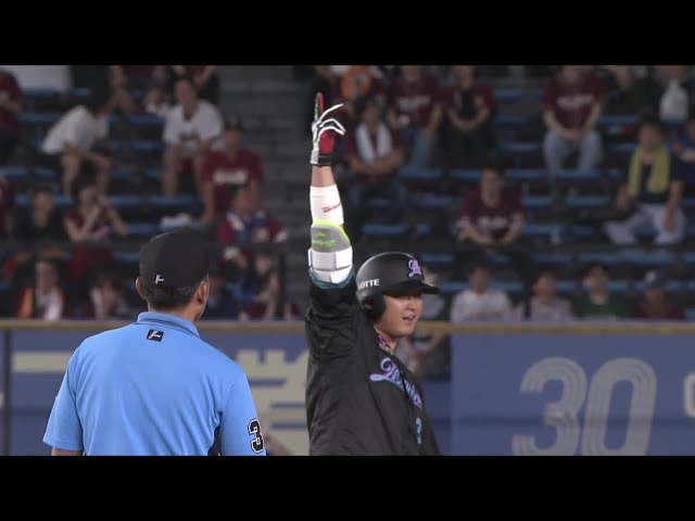 【6回裏】復活の一打!! マリーンズ・佐藤都志也 2点タイムリー2ベースで2点差に迫る!! 2025年7月30日 千葉ロッテマリーンズ 対 東北楽天ゴールデンイーグルス
