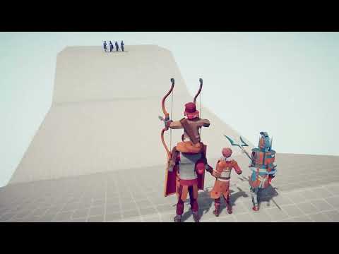 ANCIENT ADDON TEAM vs ARCHERS TEAM - Totally Accurate Battle Simulator TABS