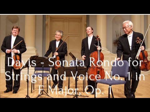 Davis - Sonata Rondo for Strings and Voice No. 1 in F Major, Op. 1